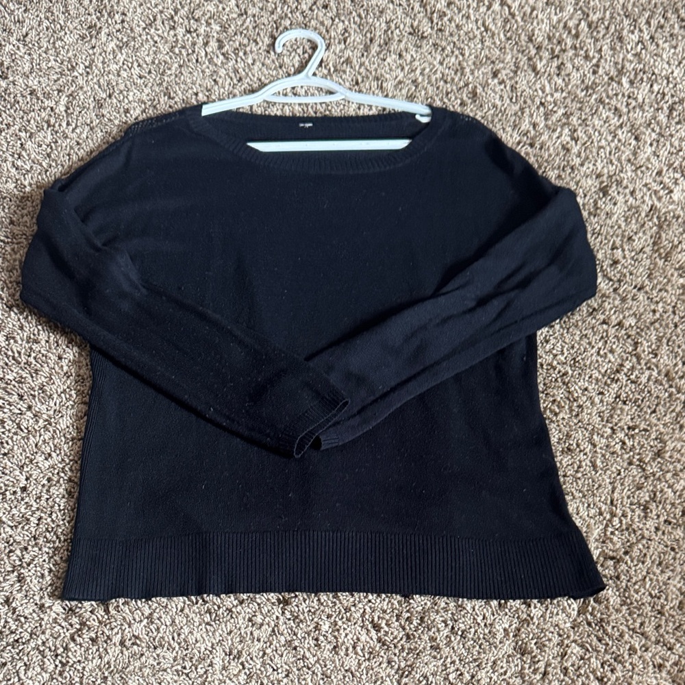 Lululemon Black Sweater with Ventilation
